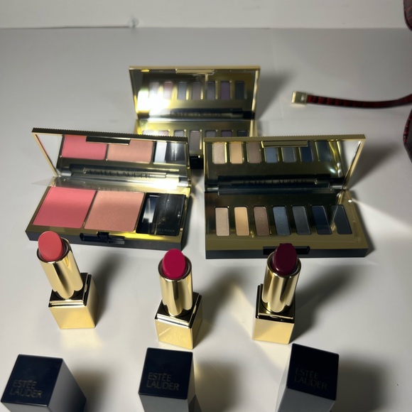 Estee Lauder Gift Set serum makeup eye serum lipstick mascara makeup remover NIB - Picture 15 of 16